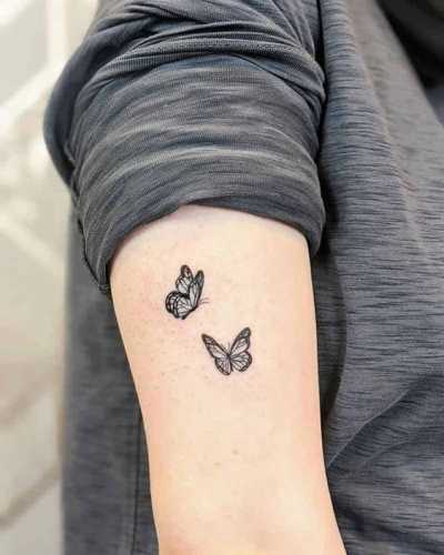 29 Tiny Butterfly Tattoo Ideas