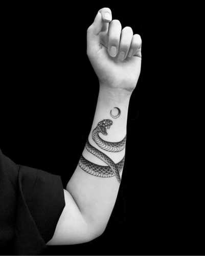 16 Snake Tattoos Wrapped Around Arm Inspiration