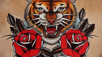 22 Old School Tiger Tattoo Ideas