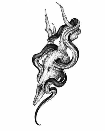 15 Captivating Snake Tattoo Sketch Ideas