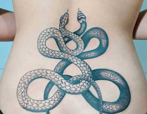 21 Mesmerizing Snake Tattoos on Stomach Ideas