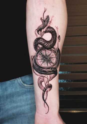 16 Snake Tattoos Wrapped Around Arm Inspiration
