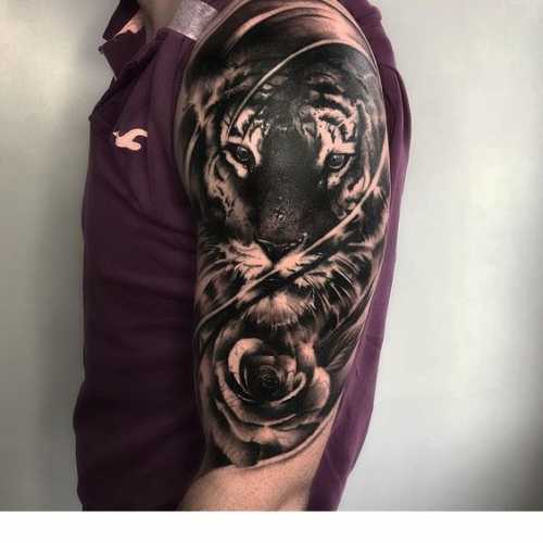 25 Tiger Tattoo on Forearm Ideas