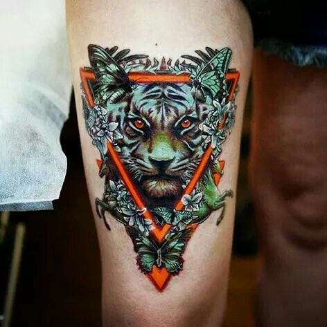 25 Tiger Tattoo on Forearm Ideas