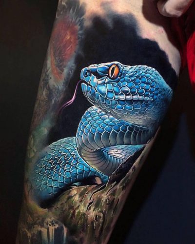 29 Mesmerizing Snake Tattoo Design Ideas