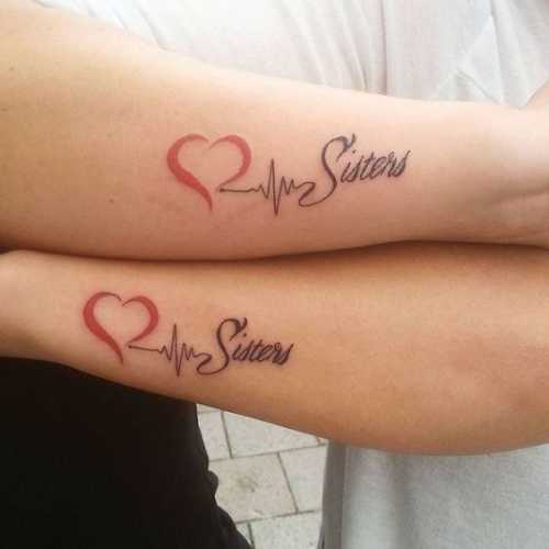 19 Matching Sister Tattoos