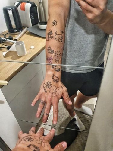 Explore 22 Unique Small Doodle Tattoo Ideas for Women and Men &#8211; Perfect for 2025