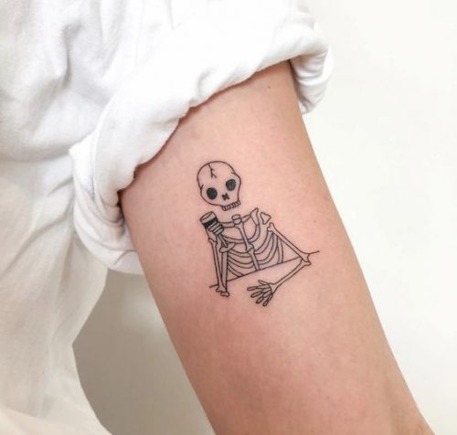 Unveiling 25 Cute Halloween Tattoo Designs: Ghosts, Ghouls, and Whimsical Wonders – Get Inked!