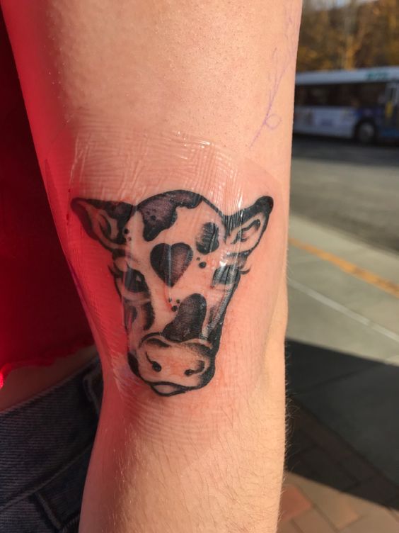 Charming Small Cow Tattoo Ideas 2024 Cute & Creative Inspirations for Women