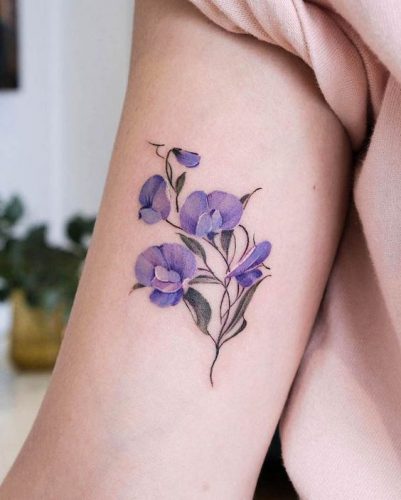 Discover the Charm of February Birth Flower Tattoos: Violets ...