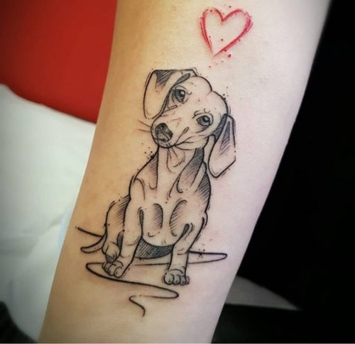 Explore 24 Unique Dachshund Tattoos &#8211; Perfect Blend of Style &#038; Sentiment for 2025