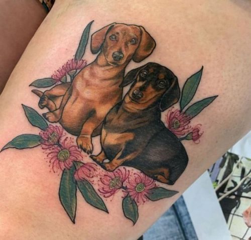 Explore 24 Unique Dachshund Tattoos &#8211; Perfect Blend of Style &#038; Sentiment for 2025