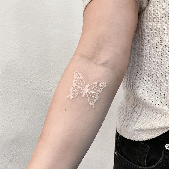 15 White Butterfly Tattoo Ideas for 2024: Embracing Elegance and Meaning
