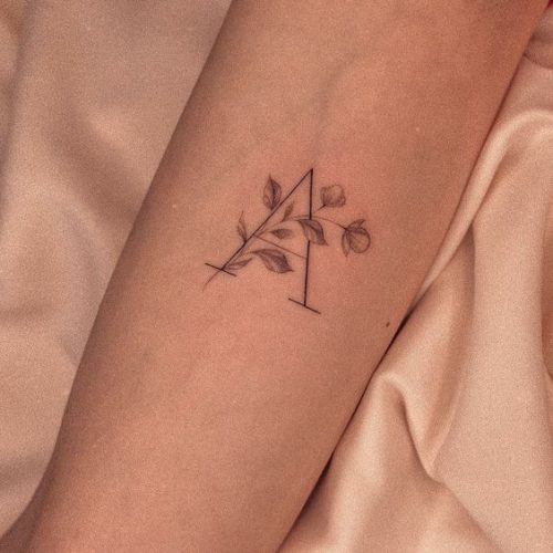 19 Creative Letter A Tattoo Designs 2025: From Minimalist to Monograms &#8211; Find Your Style