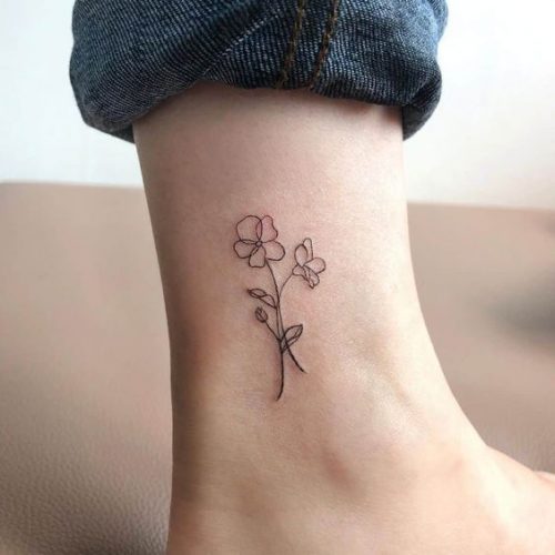 Discover the Charm of February Birth Flower Tattoos: Violets &#038; Primroses Ink Ideas