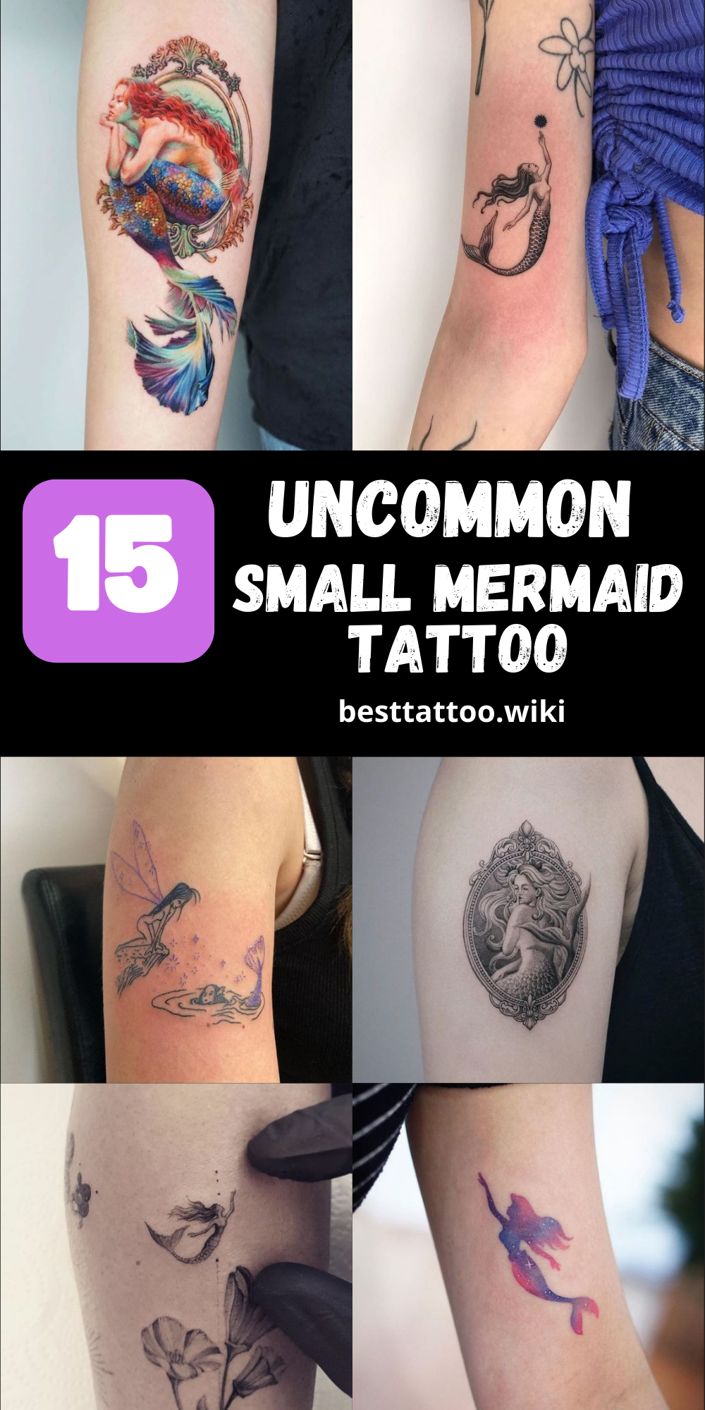 Discover Enchanting Small Mermaid Tattoos - Top 15 Designs for a ...