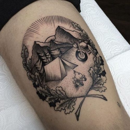 Discover the Great Outdoors on Your Skin: 20 Inspiring Camping Tattoo Designs for Nature Lovers in 2025