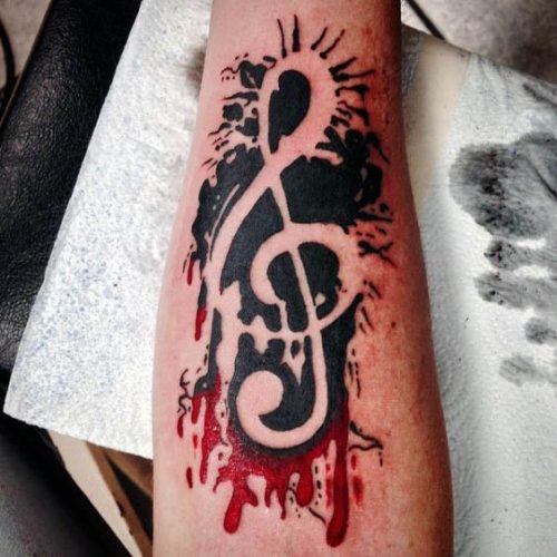 Unique Treble Clef Tattoo Ideas 2025: Discover Designs for Music Lovers&#8217; Ankles, Wrists &#038; More!
