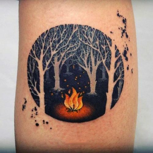 Discover the Great Outdoors on Your Skin: 20 Inspiring Camping Tattoo Designs for Nature Lovers in 2025