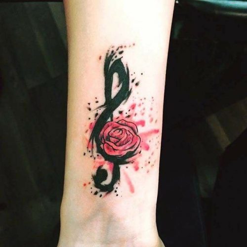 Unique Treble Clef Tattoo Ideas 2025: Discover Designs for Music Lovers&#8217; Ankles, Wrists &#038; More!