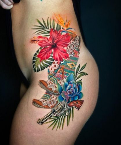 Explore 20 Lush Tropical Leaves Tattoo Ideas &#8211; Perfect for Nature Lovers in 2025