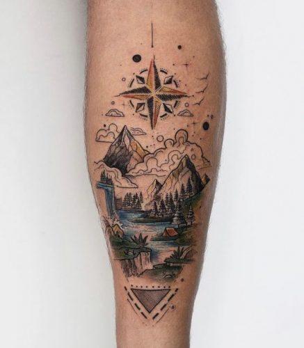 Discover the Great Outdoors on Your Skin: 20 Inspiring Camping Tattoo Designs for Nature Lovers in 2025