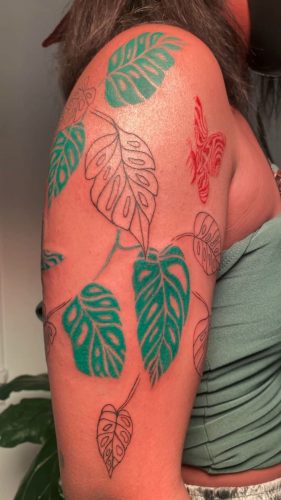 Explore 20 Lush Tropical Leaves Tattoo Ideas &#8211; Perfect for Nature Lovers in 2025
