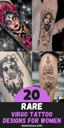 Explore 20 Virgo Tattoo Ideas for Women in 2024: Unique Zodiac-Inspired ...