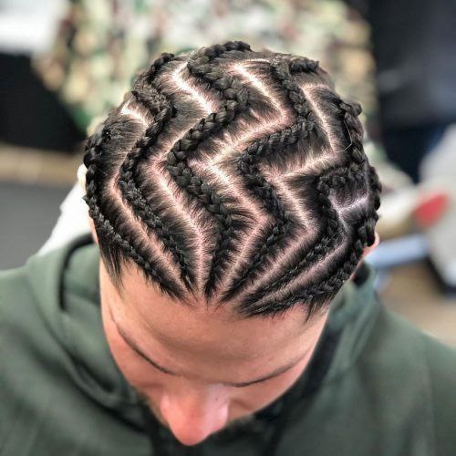Top 19 Zig Zag Cornrows for Men in 2025: Unleash Your Style with Bold &#038; Intricate Braid
