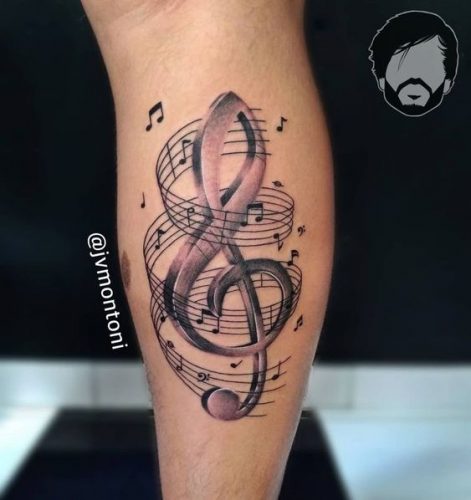 Unique Treble Clef Tattoo Ideas 2025: Discover Designs for Music Lovers&#8217; Ankles, Wrists &#038; More!