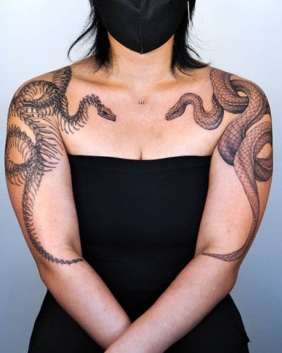 Discover Top 15 Snake Shoulder Tattoo Designs for 2025: Inspiration for Men &#038; Women