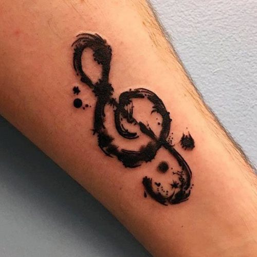 Unique Treble Clef Tattoo Ideas 2025: Discover Designs for Music Lovers&#8217; Ankles, Wrists &#038; More!