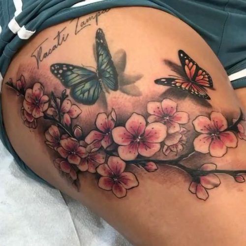 Stunning 2025 Butterfly Tattoo Thigh Designs for Women &#038; Men &#8211; Ideas from Simple to Large