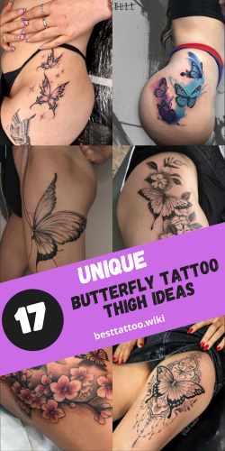 Stunning 2025 Butterfly Tattoo Thigh Designs for Women &#038; Men &#8211; Ideas from Simple to Large
