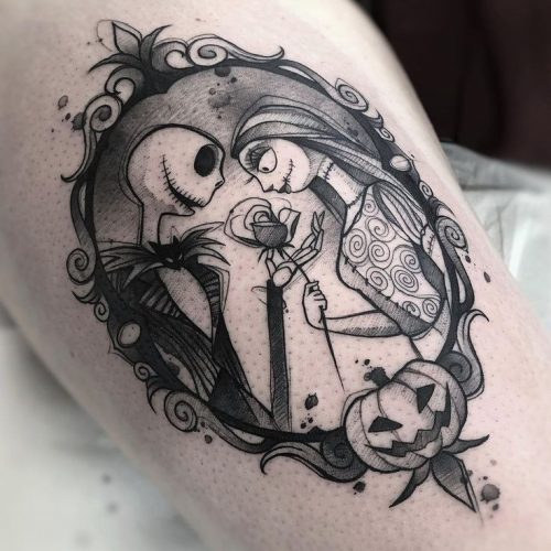 Embracing the Eternal Romance: 15 Jack and Sally Tattoo Ideas for 2025