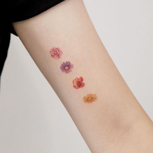 Embrace Nature&#8217;s Elegance: 15 Chic Small Floral Tattoo Designs for Every Style in 2025