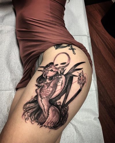 Embracing the Eternal Romance: 15 Jack and Sally Tattoo Ideas for 2025