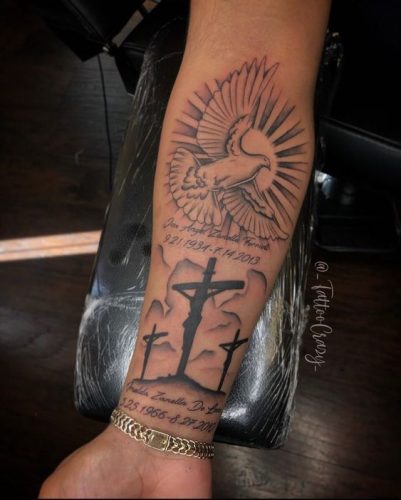 Discover Spiritual Depth with 17 Three Crosses Tattoo Designs for Men ...