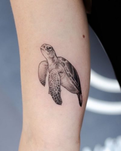 Discover 20 Unique Small Sea Turtle Tattoos for Men and Women - Get ...