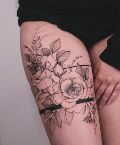 Unveil 2025&#8217;s Top 15 Thigh Cuff Tattoo Trends: From Polynesian Patterns to Cosmic Bands