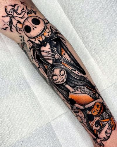 Embracing the Eternal Romance: 15 Jack and Sally Tattoo Ideas for 2025