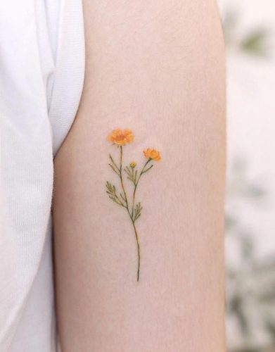 Embrace Nature&#8217;s Elegance: 15 Chic Small Floral Tattoo Designs for Every Style in 2025
