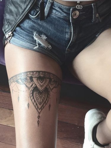 Unveil 2025&#8217;s Top 15 Thigh Cuff Tattoo Trends: From Polynesian Patterns to Cosmic Bands