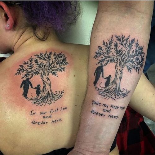 Cherished Bonds Inked Forever: 18 Heartwarming Dad-Daughter Tattoo Designs for 2025
