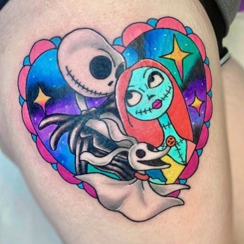 Embracing the Eternal Romance: 15 Jack and Sally Tattoo Ideas for 2025