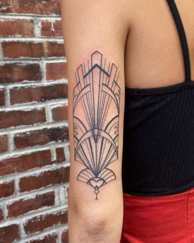 Explore 23 Unique Art Deco Tattoo Ideas for 2025: Vintage Elegance Meets Modern Body Art