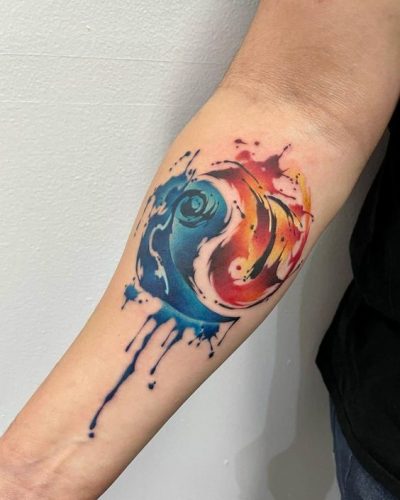 Explore 16 Stunning Fire and Ice Tattoo Designs for 2025: Unleash Your Inner Fire with Cool Contrasts!