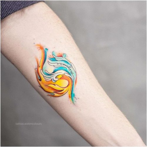 Explore 16 Stunning Fire and Ice Tattoo Designs for 2025: Unleash Your Inner Fire with Cool Contrasts!