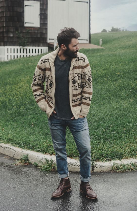 Explore 19 Stylish Men&#8217;s Fall Outfits Paired with Boots for 2025: From Casual to Chic &#8211; Your Ultimate Guide