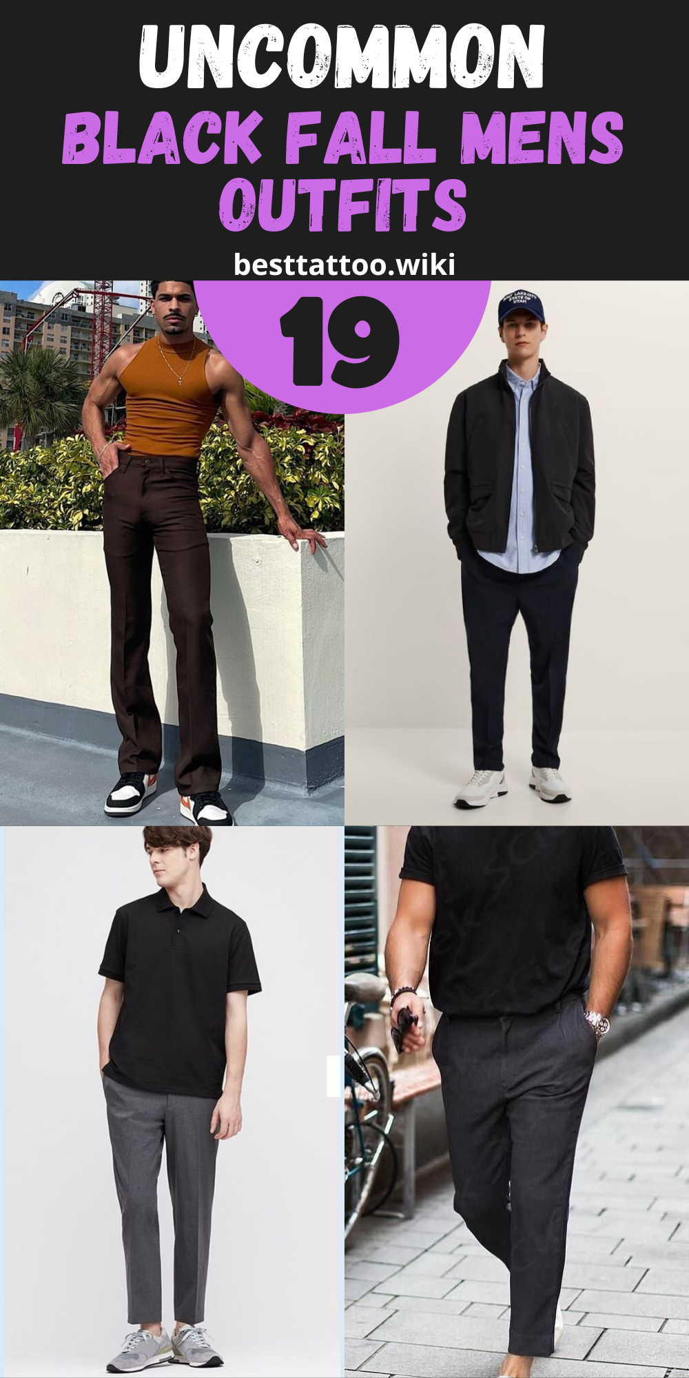 19 Black Fall Outfit Ideas for Men in 2025: From Casual Streetwear to Sophisticated Urban Styles